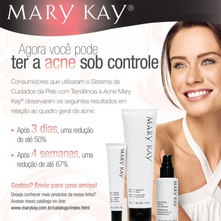 Informativo do Kit tendência à acne